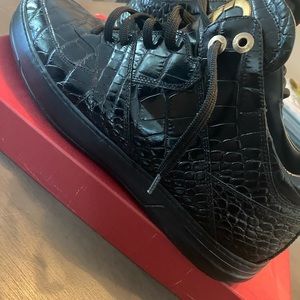 Authentic Ferragamo crocodile shoes